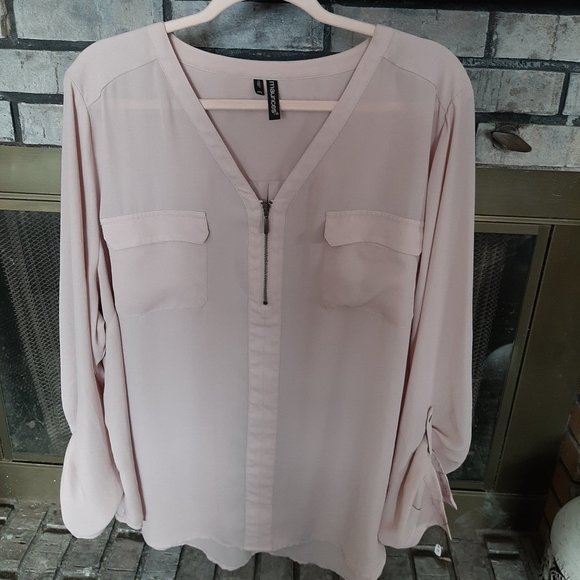Light Pink Maurices Blouse - Picture 1 of 5